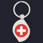 Schweizer Flagge Schlüsselanhänger<br><div class="desc">Schweizer Flagge</div>