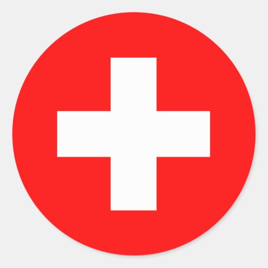 Schweizer Flagge Schweiz Aufkleber – Schweizer Sto (Vorderseite)