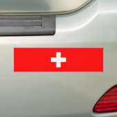 Schweizer Flagge (Schweiz) Autoaufkleber (Auf Auto)