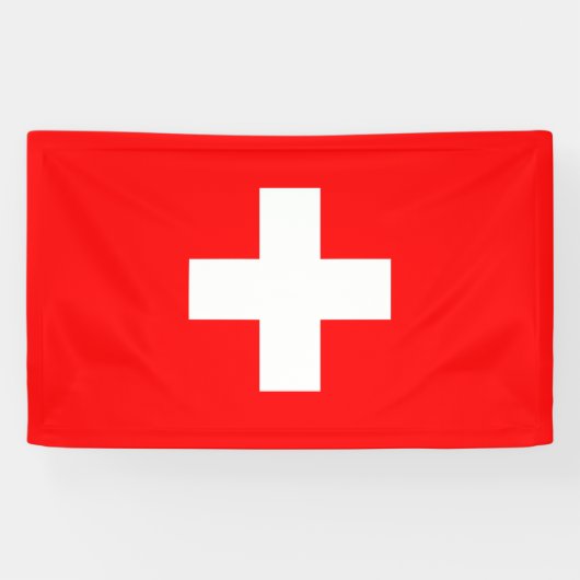 Schweizer Flagge (Schweiz) Banner (Horizontal)