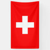 Schweizer Flagge (Schweiz) Banner (Vertikal)