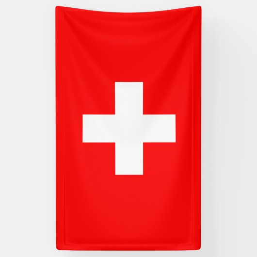Schweizer Flagge (Schweiz) Banner (Vertikal)