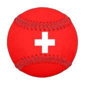 Schweizer Flagge (Schweiz) Baseball (Rückseite)
