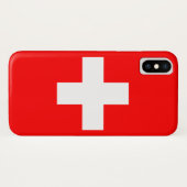 Schweizer Flagge (Schweiz) Case-Mate iPhone Hülle (Rückseite (Horizontal))