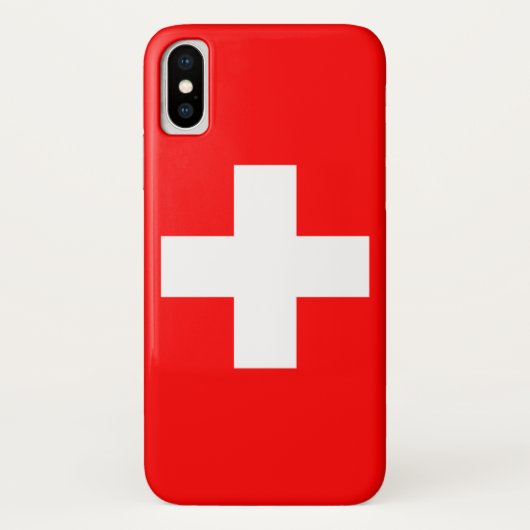 Schweizer Flagge (Schweiz) Case-Mate iPhone Hülle (Rückseite)