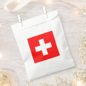Schweizer Flagge (Schweiz) Geschenktütchen (Ausgeschnitten)
