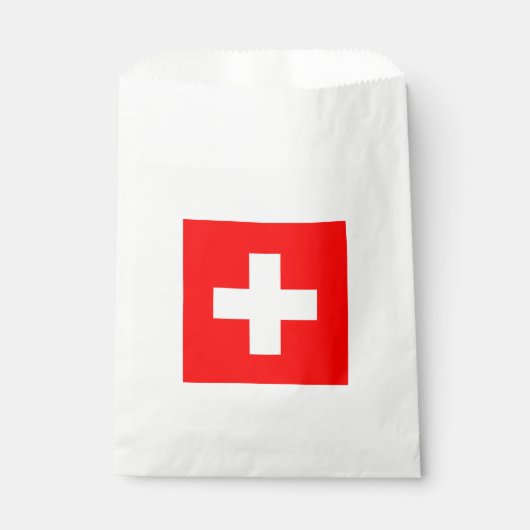 Schweizer Flagge (Schweiz) Geschenktütchen (Vorderseite)