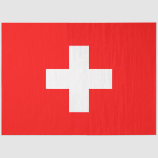 Schweizer Flagge (Schweiz) Gewebepapier Seidenpapier