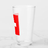 Schweizer Flagge (Schweiz) Glas (Links)