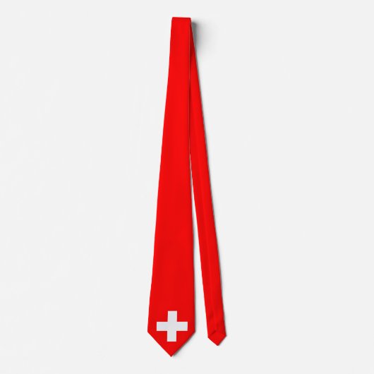 Schweizer Flagge (Schweiz) Krawatte (Vorderseite)