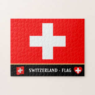 Schweizer Flagge / Schweiz Puzzle