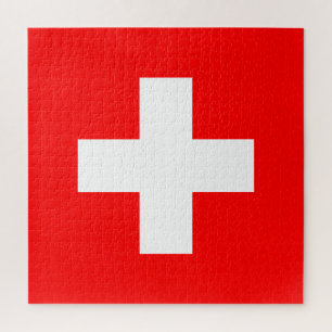 Schweizer Flagge (Schweiz) Puzzle
