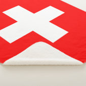 Schweizer Flagge (Schweiz) Sherpadecke (3/4)