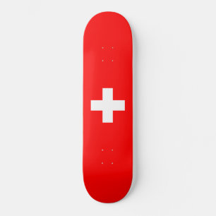 Schweizer Flagge (Schweiz) Skateboard