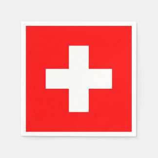 Schweizer Flagge Serviette