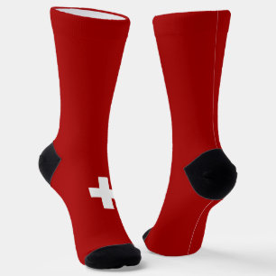 Schweizer Flagge Socken