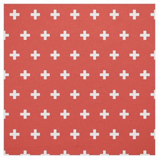 Schweizer Flagge Stoff (Muster)