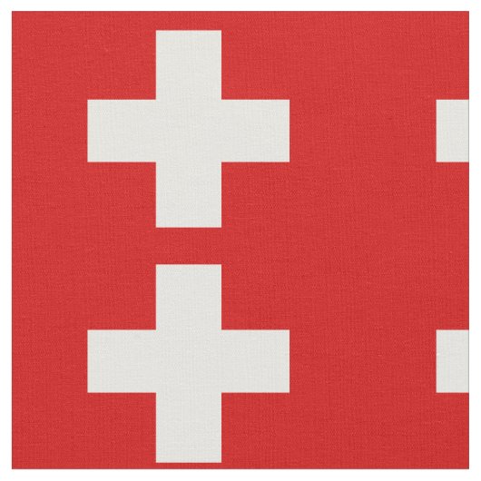 Schweizer Flagge Stoff (Nahaufnahme)