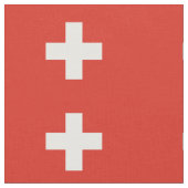 Schweizer Flagge Stoff (Nahaufnahme)