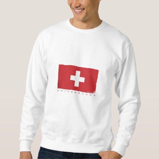 Schweizer Flagge Sweatshirt (Vorderseite)