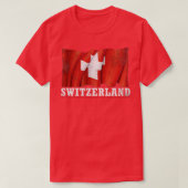 Schweizer Flagge T-Shirt (Design vorne)