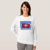 Schweizer Flagge T-Shirt (Vorne ganz)