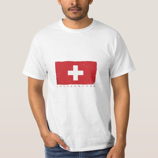 Schweizer Flagge T-Shirt (Vorderseite)