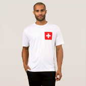 Schweizer Flagge T-Shirt (Vorne ganz)
