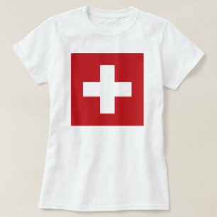 Schweizer Flagge T-Shirt