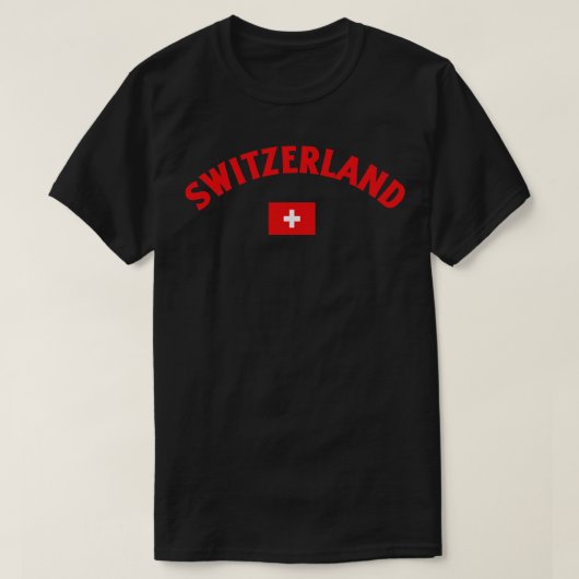 Schweizer Flagge T-Shirt (Design vorne)