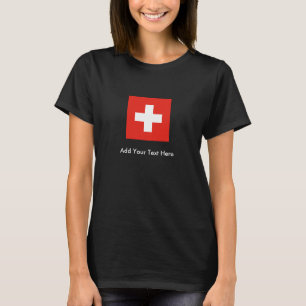 Schweizer Flagge T-Shirt