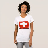 Schweizer Flagge T-Shirt (Vorne ganz)