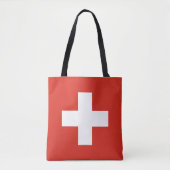Schweizer Flagge Tasche (Vorderseite)