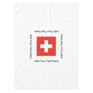 Schweizer Flagge Tischdecke