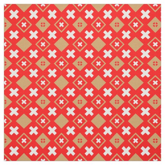Schweizer Flagge - Trendy Fabric Mode Stoff (Muster)
