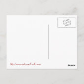 Schweizer Flagge und Edelweiß Postkarte (Rückseite)