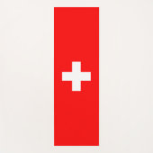 Schweizer Flagge Yogamatte (Vorderseite)