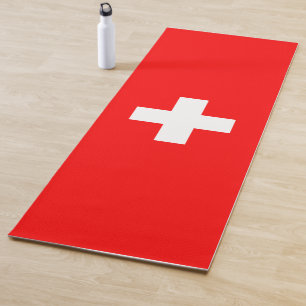 Schweizer Flagge Yogamatte