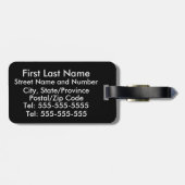 Schweizer Flaggen-Gepäckanhänger (addieren Sie Gepäckanhänger (Rückseite horizontal)