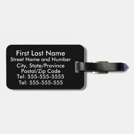 Schweizer Flaggen-Gepäckanhänger (addieren Sie Gepäckanhänger (Rückseite horizontal)