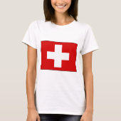 Schweizer Flaggen-T - Shirts und Geschenke (Vorderseite)
