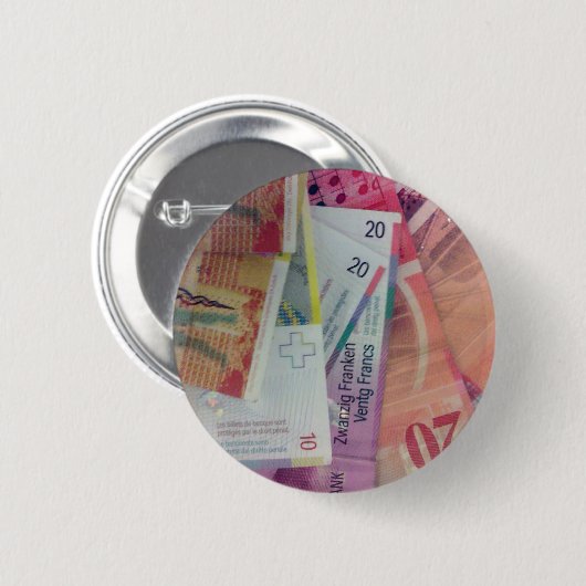 Schweizer Frank Button (Vorne & Hinten)