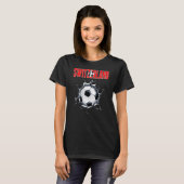 Schweizer Fussballfans - Schweizer Fussball In Ris T-Shirt (Vorne ganz)