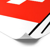 Schweizer Fußballmannschaft Poster (Ecke)