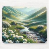 Schweizer Gebirge und Edelweiss Mousepad (Vorne)