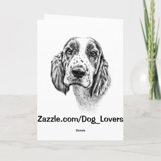 Schweizer Gebirgshund Feiertagskarte (Rückseite)