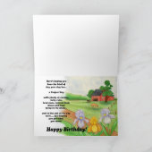 Schweizer Geburtstagskarte Karte (Innenseite)