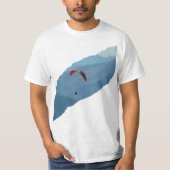 Schweizer Gleitschirmfliegen T-Shirt (Vorderseite)