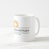 Schweizer Goldmünzen Tasse (VorderseiteRechts)