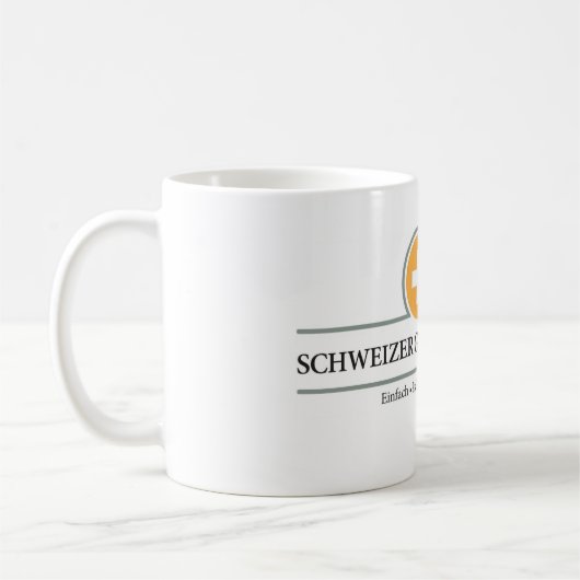 Schweizer Goldmünzen Tasse (Links)